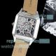 Super Clone Cartier Santos Dumont Silver Skeleton Dial Micro Rotor Pink Strap (3)_th.jpg
